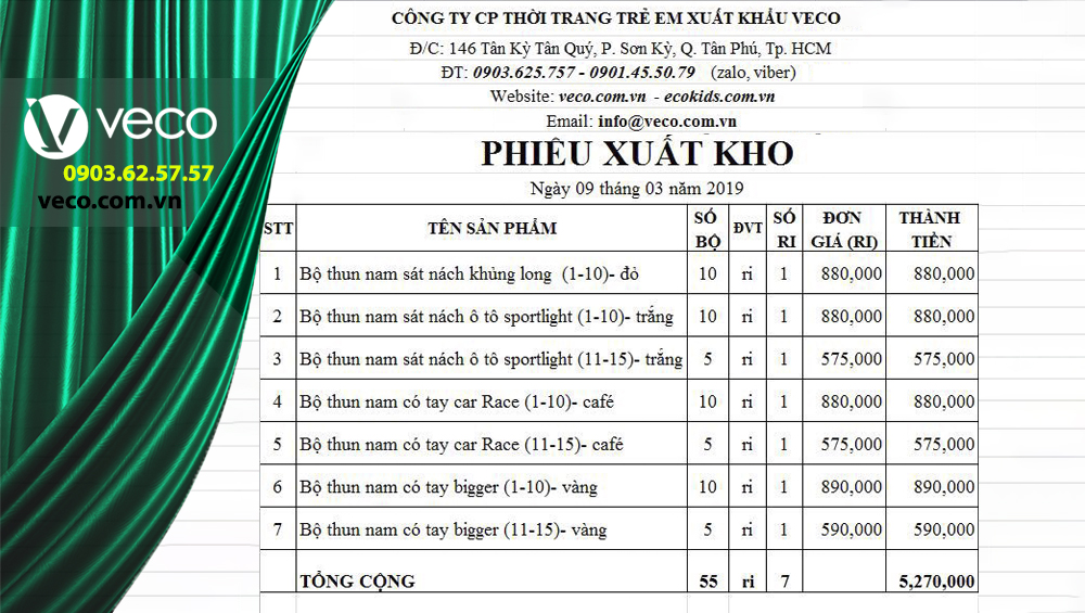 Kinh doanh quần áo trẻ em xuất khẩu